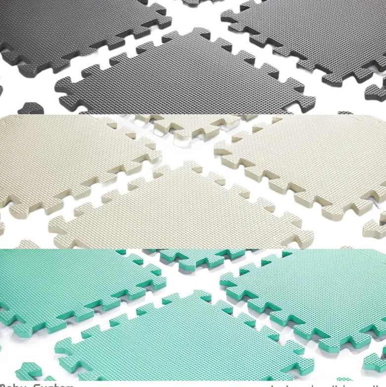 Tapis d'eveil tapis de puzzle bébé vert