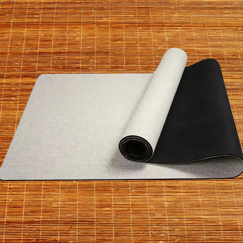 Tapis de yoga chanvre mandala