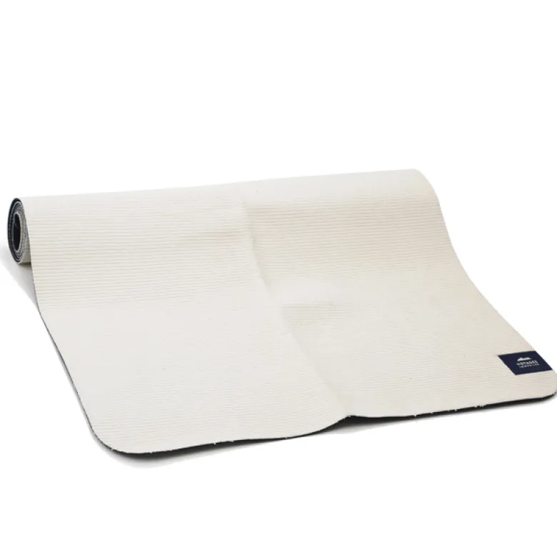 Tapis de yoga de voyage bleu