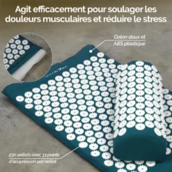 Tapis et coussin d'acupression