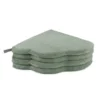 Tapis plush nest vert