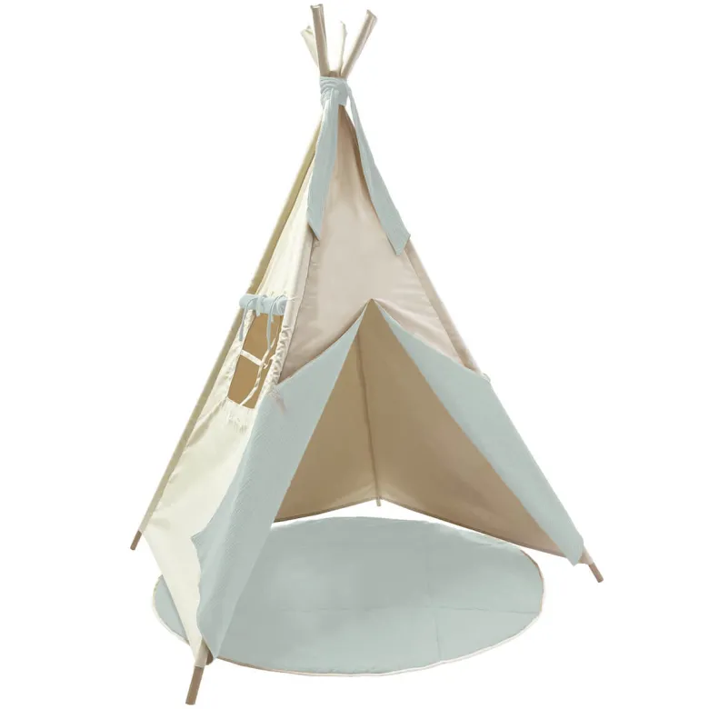 Tapis pour tipi bobble vert