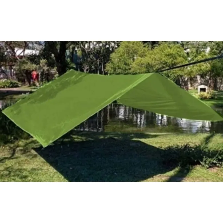 Tarp hamac géant vert armé