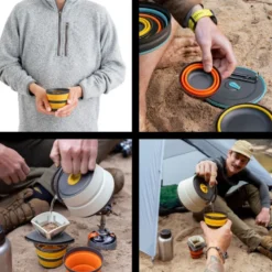 Tasse pliable sea to summit frontier collapsible cup blanche