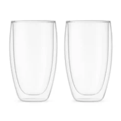 2 tasses à latte - double paroi - 450 ml