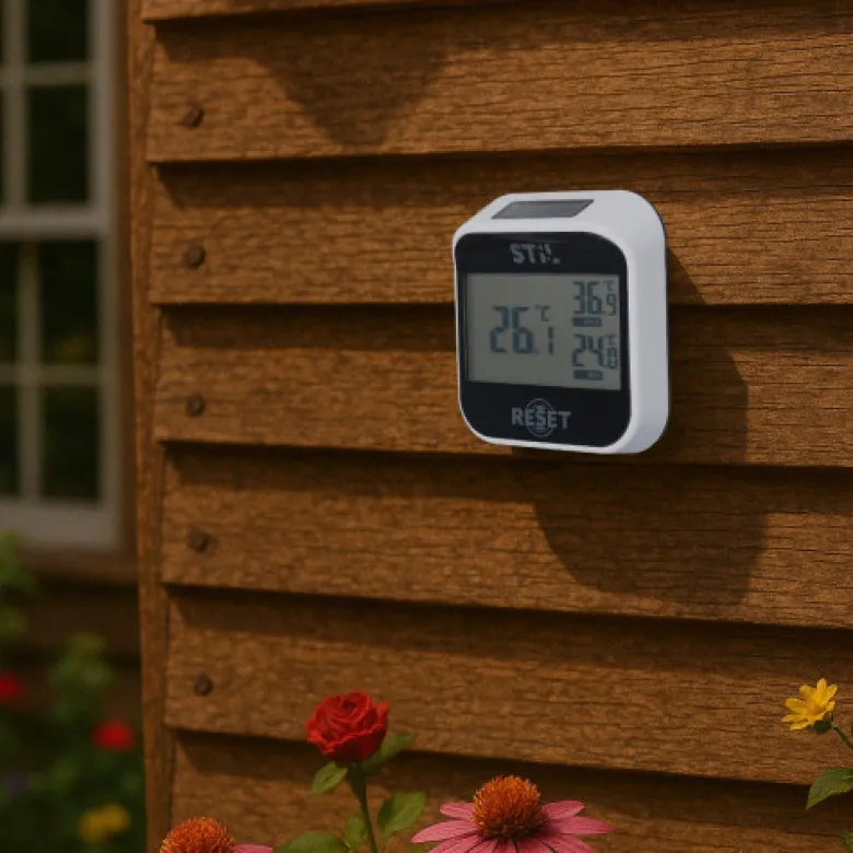 Thermomètre mini-maxi solaire
