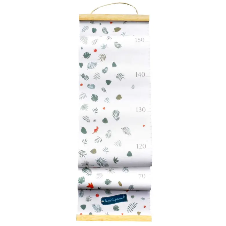Toise déco feuilles, renards et oiseaux