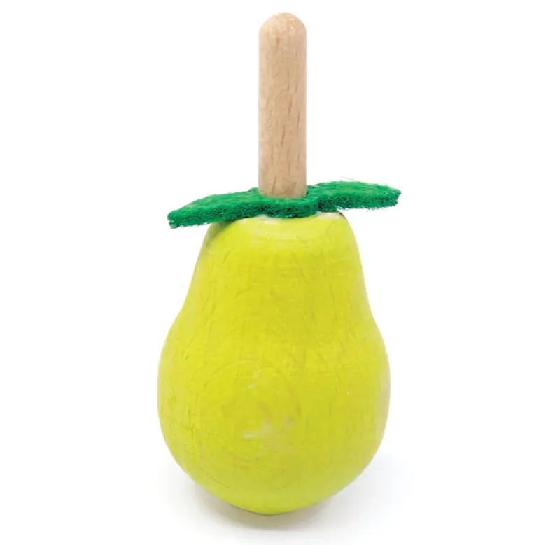 Toupie fruit en bois