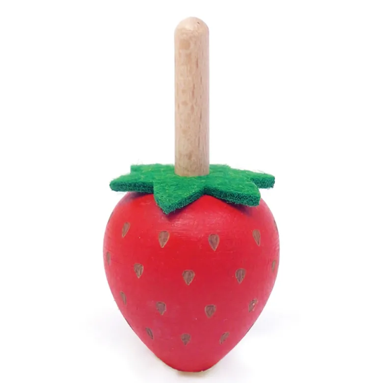 Toupie fruit en bois