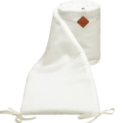 Tour de lit gaze coton nid d'abeille
