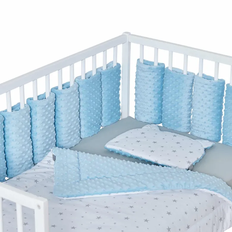 Tour de lit 10 pièces modulable minky