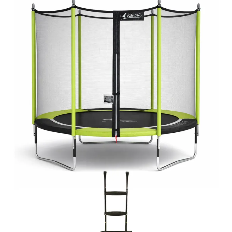 Trampoline jumpi vert et noir 300
