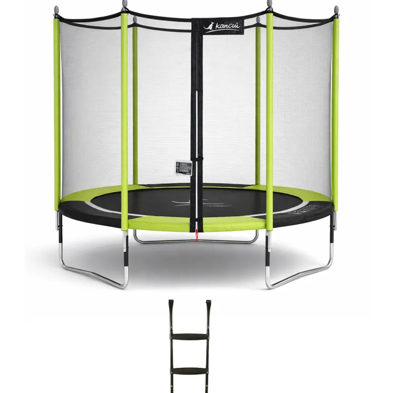 Trampoline jumpi vert et noir 250