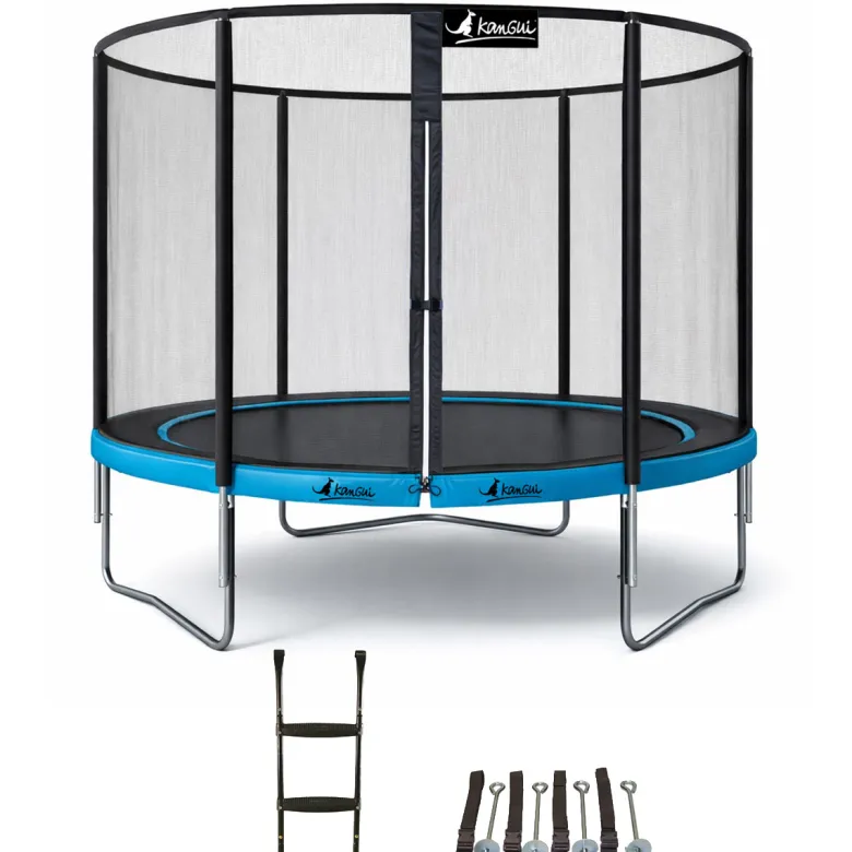 Trampoline punchi bleu 300