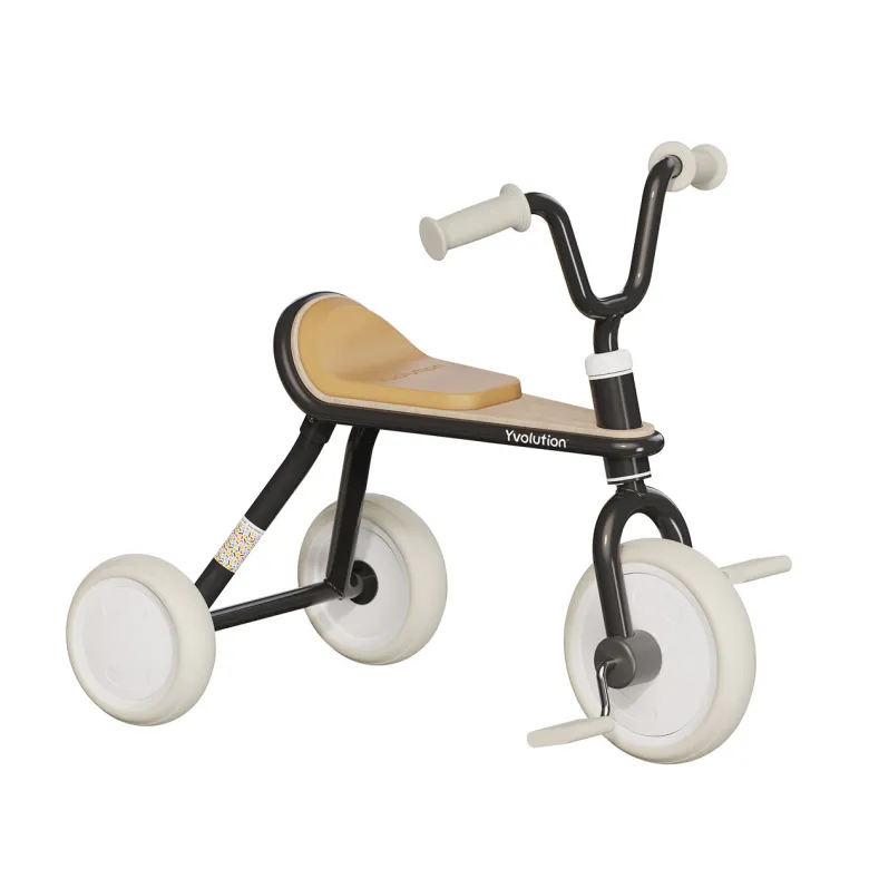Tricycle métal vintage confort Noir