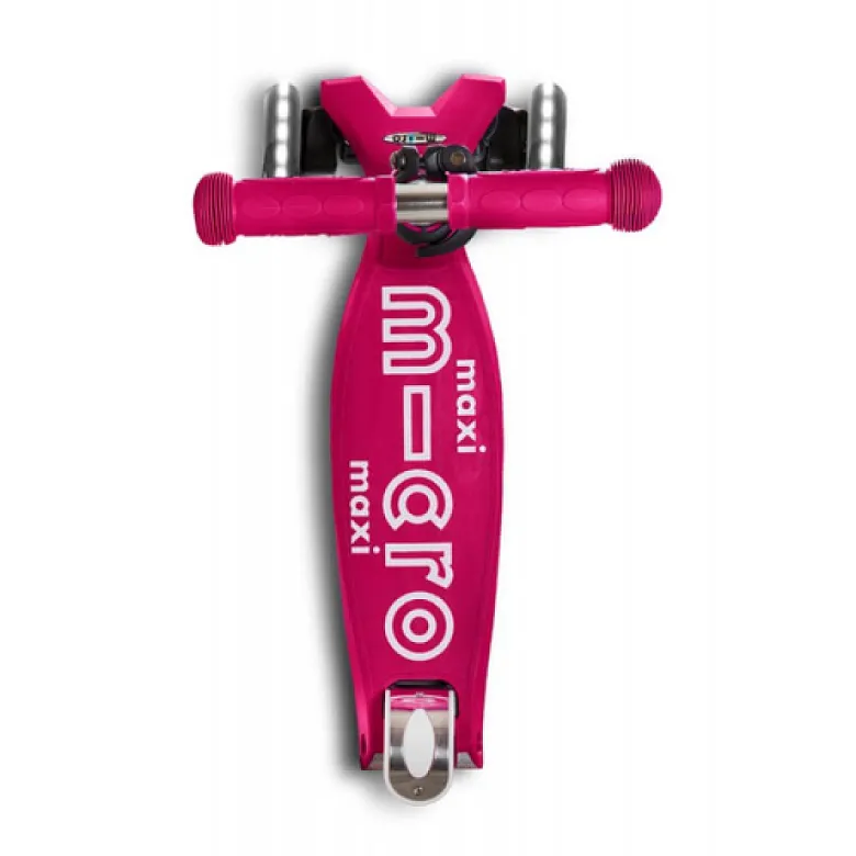 Trottinette maxi micro deluxe led rose