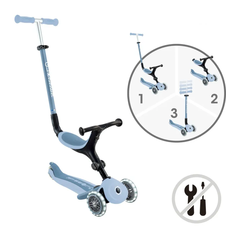 Trottinette évolutive go-up active lights eco