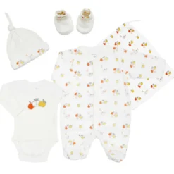 Trousseau naissance blanc 1 mois