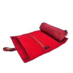 Trousse bijoux cuir emma rouge