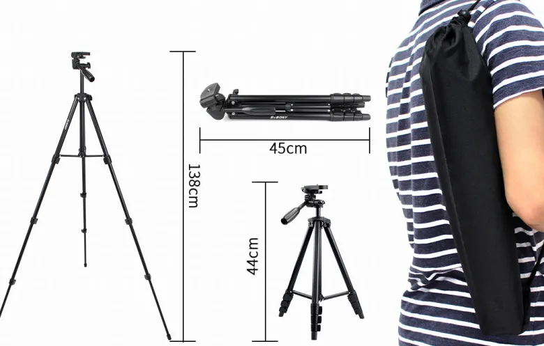Trépied portable 138 cm svbony