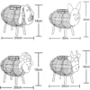Vache solaire métal