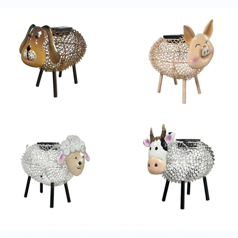 Vache solaire métal