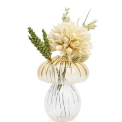 Vase champignon beige