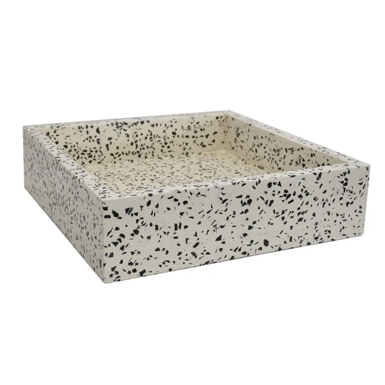 Vasque en terrazzo crème arlecchino