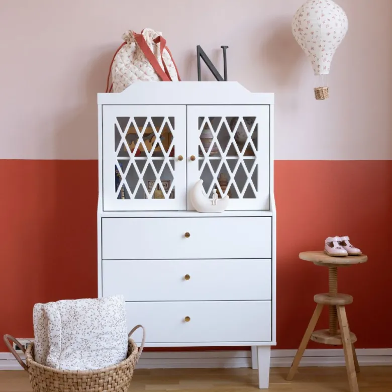 Veilleuse clair de lune blanc antique