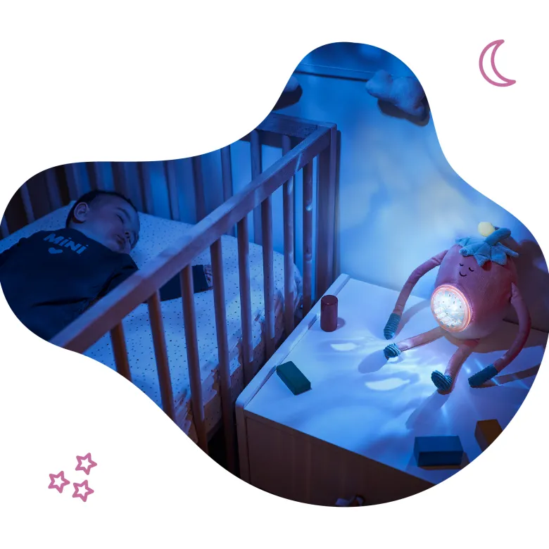 Veilleuse peluche à projection barnabé