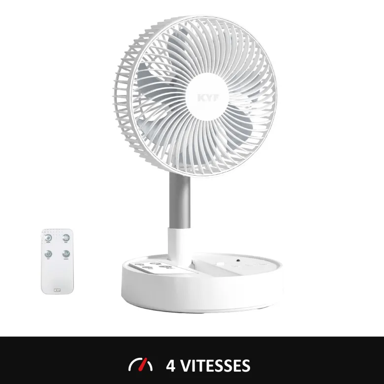 Ventilateur portable téléscopique avec télécommande
