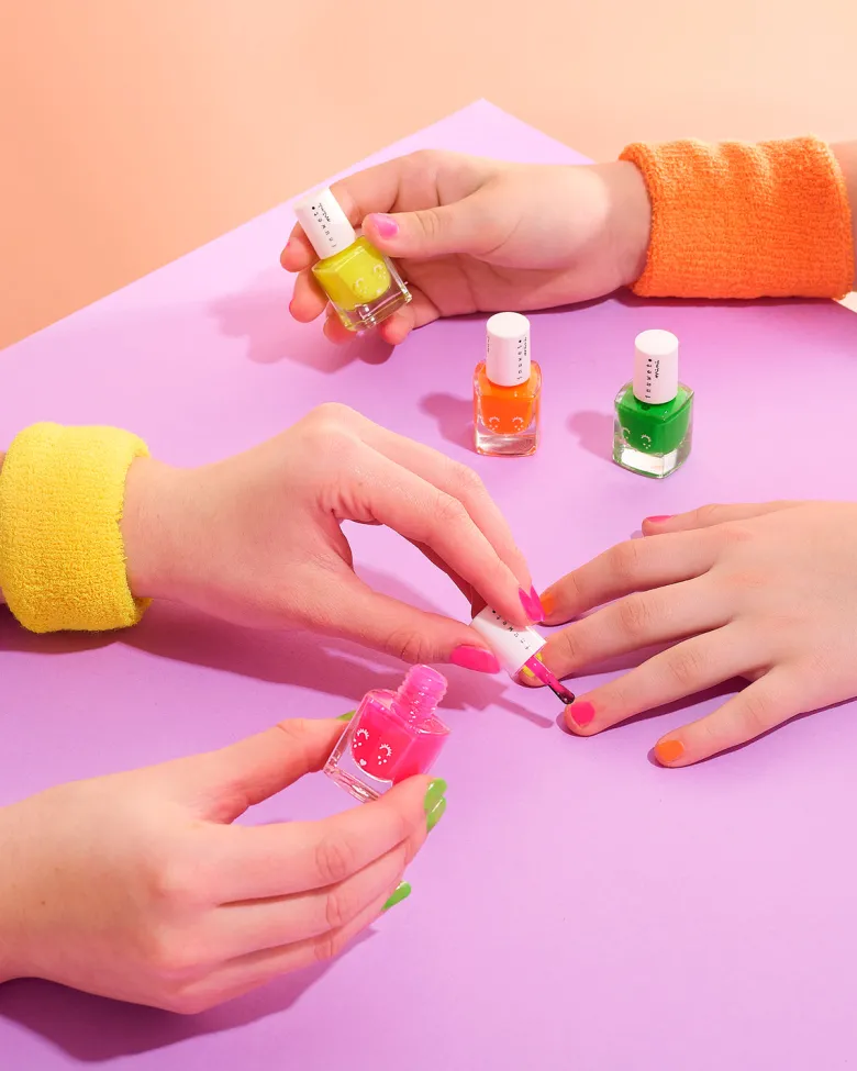 Vernis à l'eau néon vert - pastèque