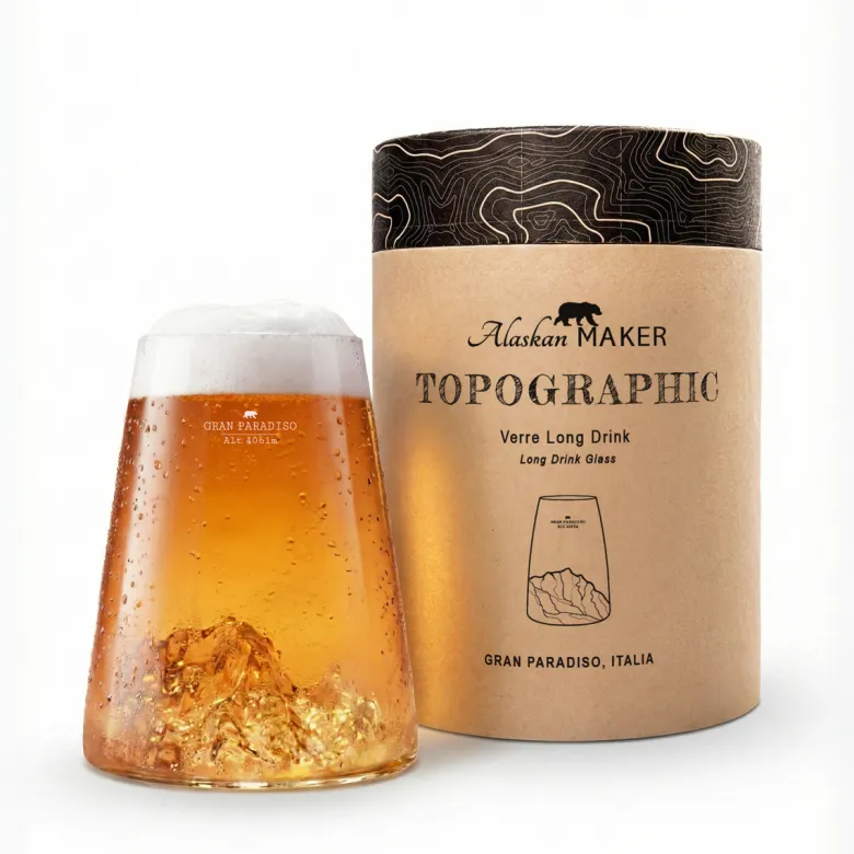 Verre design topographic gran paradiso
