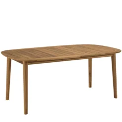Vick - ensemble de jardin 6 places cancun en bois d'acacia
