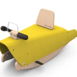 Voiture à bascule - jaune