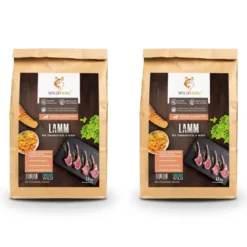 Wildfang® croquettes adultes à l'agneau - sans céréales - 2 x 2 kg