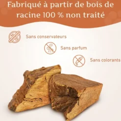 Wildfang - mâcher des racines de bruyère arborescente - 3 x l