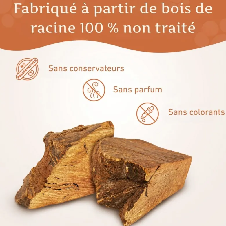 Wildfang - mâcher des racines de bruyère arborescente - 3 x l