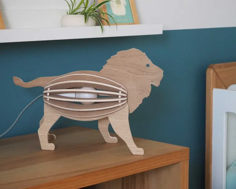 Zooo savane - lampe à poser lion